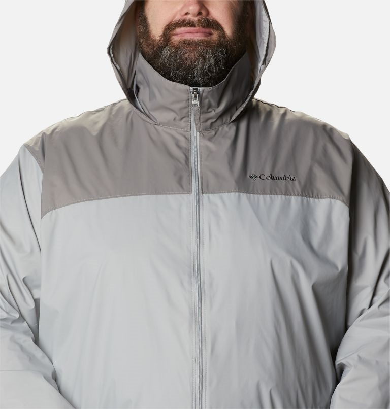 Men's Columbia Glennaker Lake Rain Jackets Grey | Plus Size CA-Y04C6